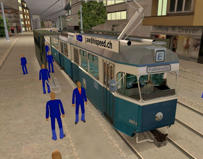 Mirage  Tram bei Station